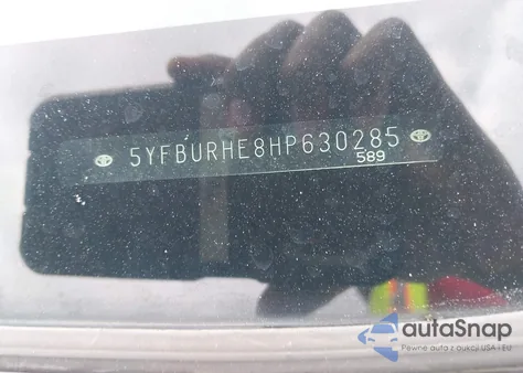 2017 Toyota Corolla Se из США, поврежденный, VIN 5YFBURHE8HP630285